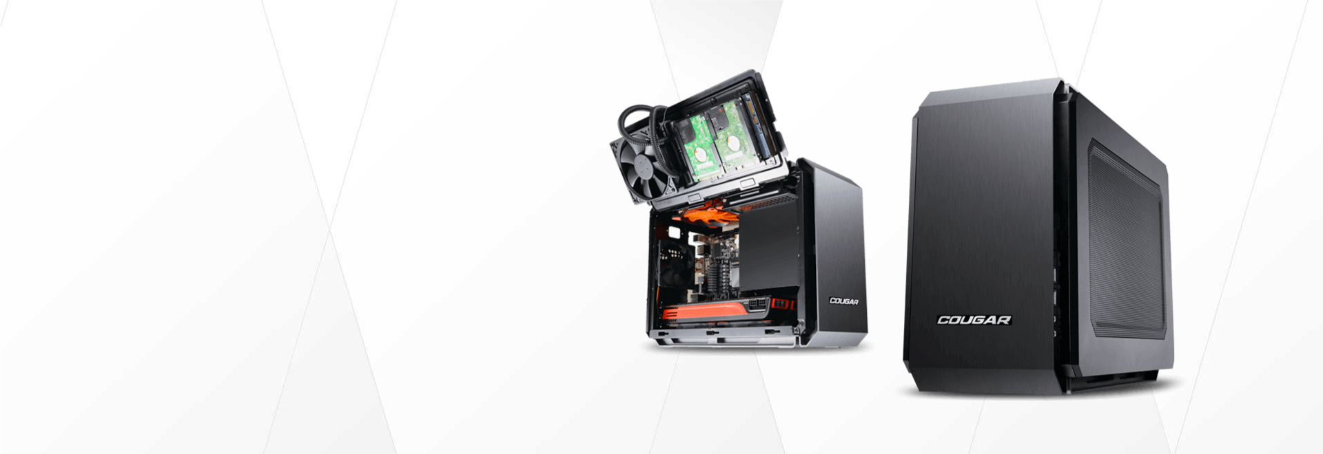 Itx Gaming Cougar Qbx Ultra Compact Qbx Mini Itx Case Cougar Qbx