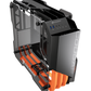 Boîtier PC gamer avec panneau en verre trempé et multiples ports d'entrée/sortie