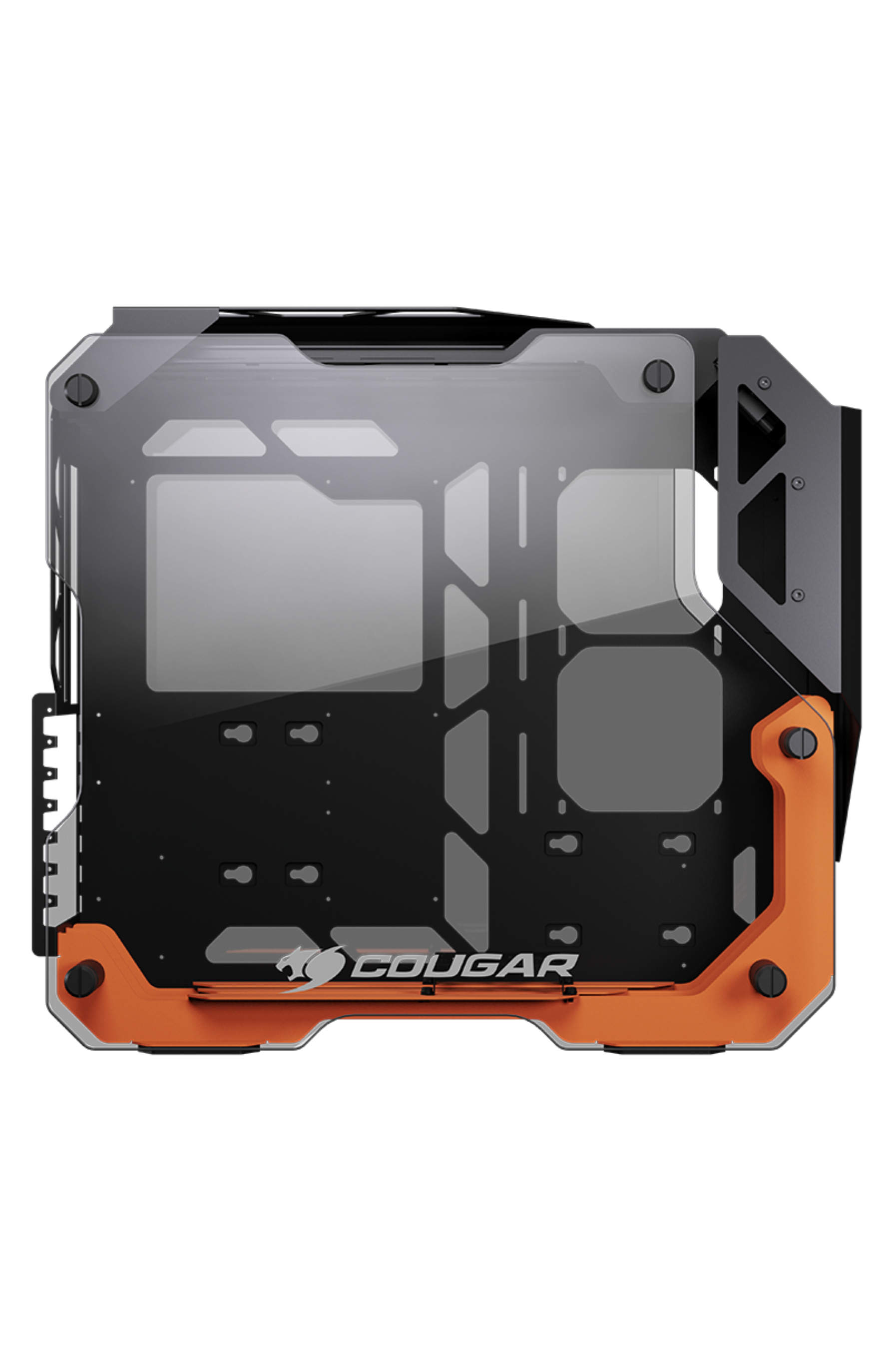 Boîtier PC gamer avec panneau en verre trempé et multiples ports d'entrée/sortie